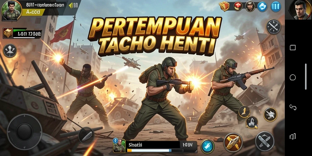 Screenshot gameplay 8II menampilkan aksi mendebarkan dan karakter dinamis.