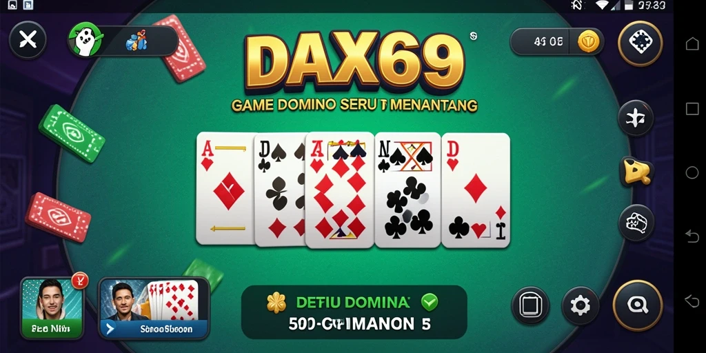 Tampilan gameplay DAX69 yang seru dan interaktif.