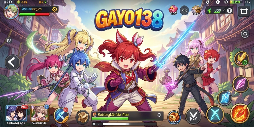Tampilan gameplay GAYO138 yang memukau dalam dunia anime.