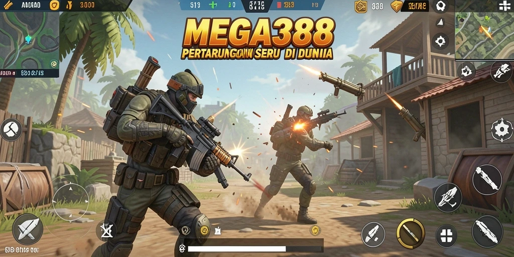 Gameplay mengasyikkan di dunia Battle Royale penuh tantangan.