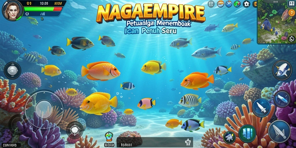 Screenshot gameplay Tembak Ikan NAGAEMPIRE yang seru.