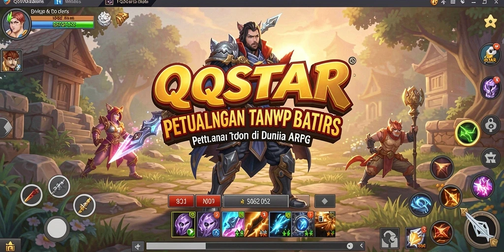 Tampilan gameplay seru di dunia ARPG yang menakjubkan.