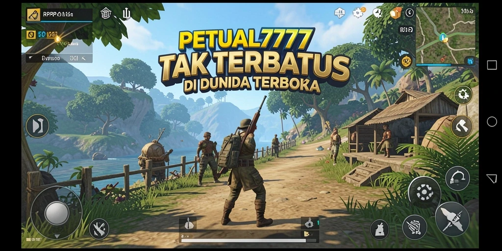 Screenshot RPRP777 menampilkan momen gameplay eksplorasi dunia terbuka yang menarik.
