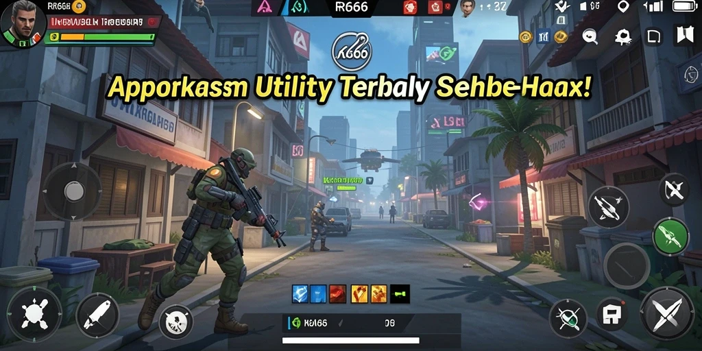 Tampilan antarmuka aplikasi Utility yang mudah digunakan.