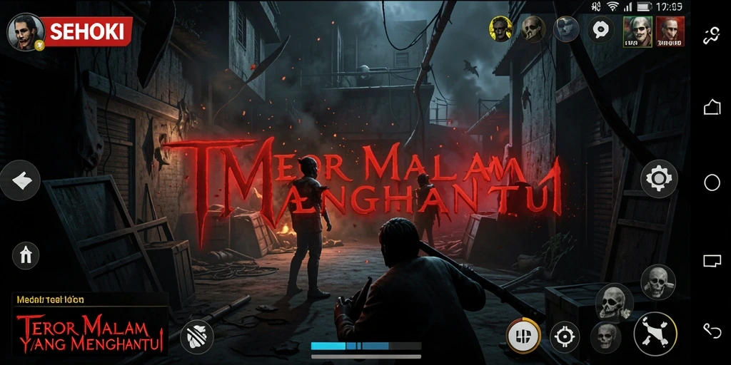 Screenshot gameplay menampilkan ketegangan yang menakutkan dalam SEHOKI.